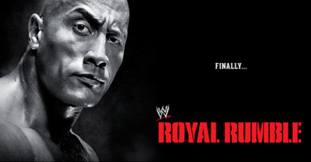 The Rock at Royal Rumble 30 Men Match